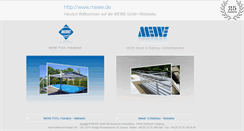 Desktop Screenshot of mewe.de